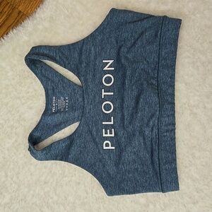 Peloton Blue/White Sports Bra, Womens Medium, Great Condition